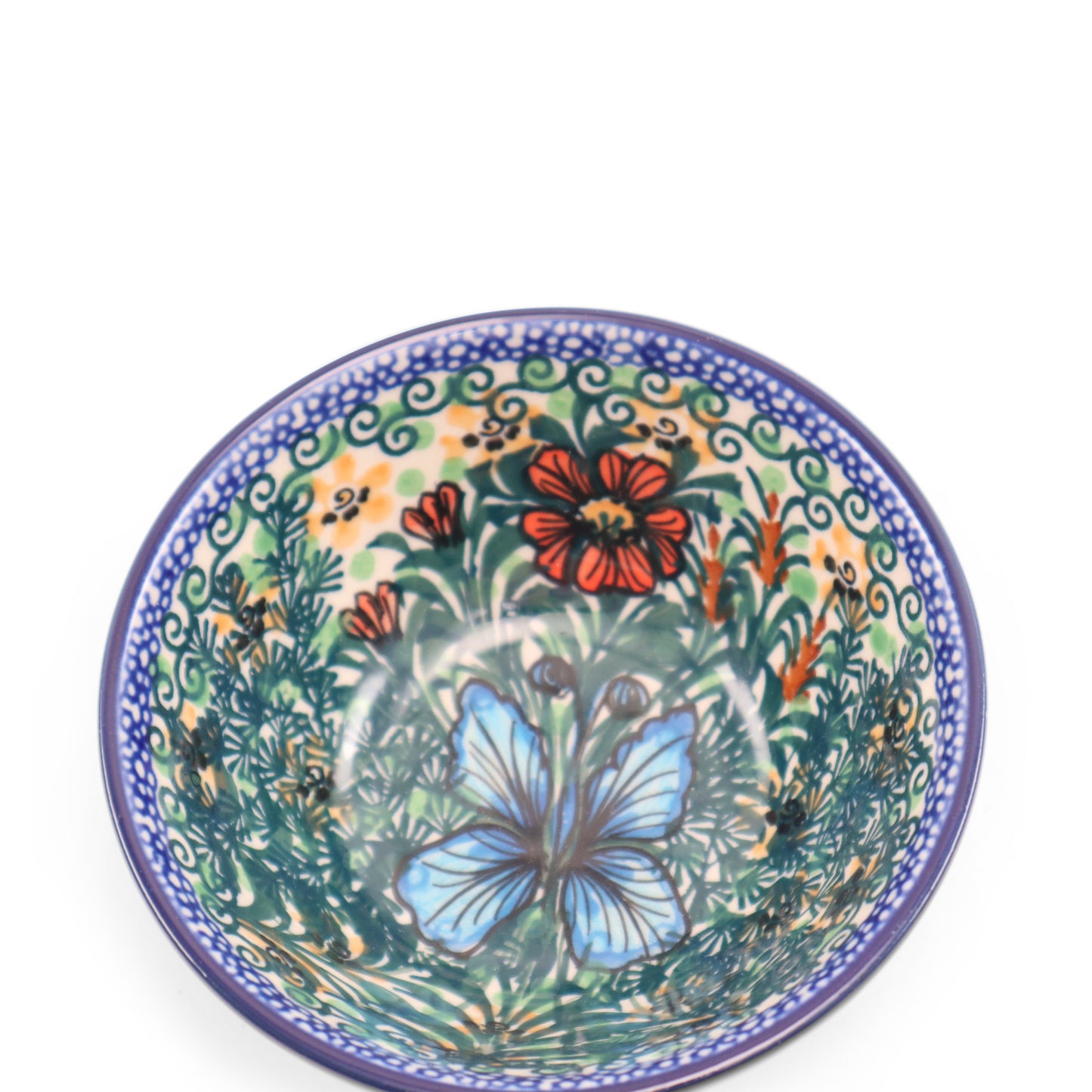 4.5"x2" Round Dipping Bowl .Pattern: Garden Symphony