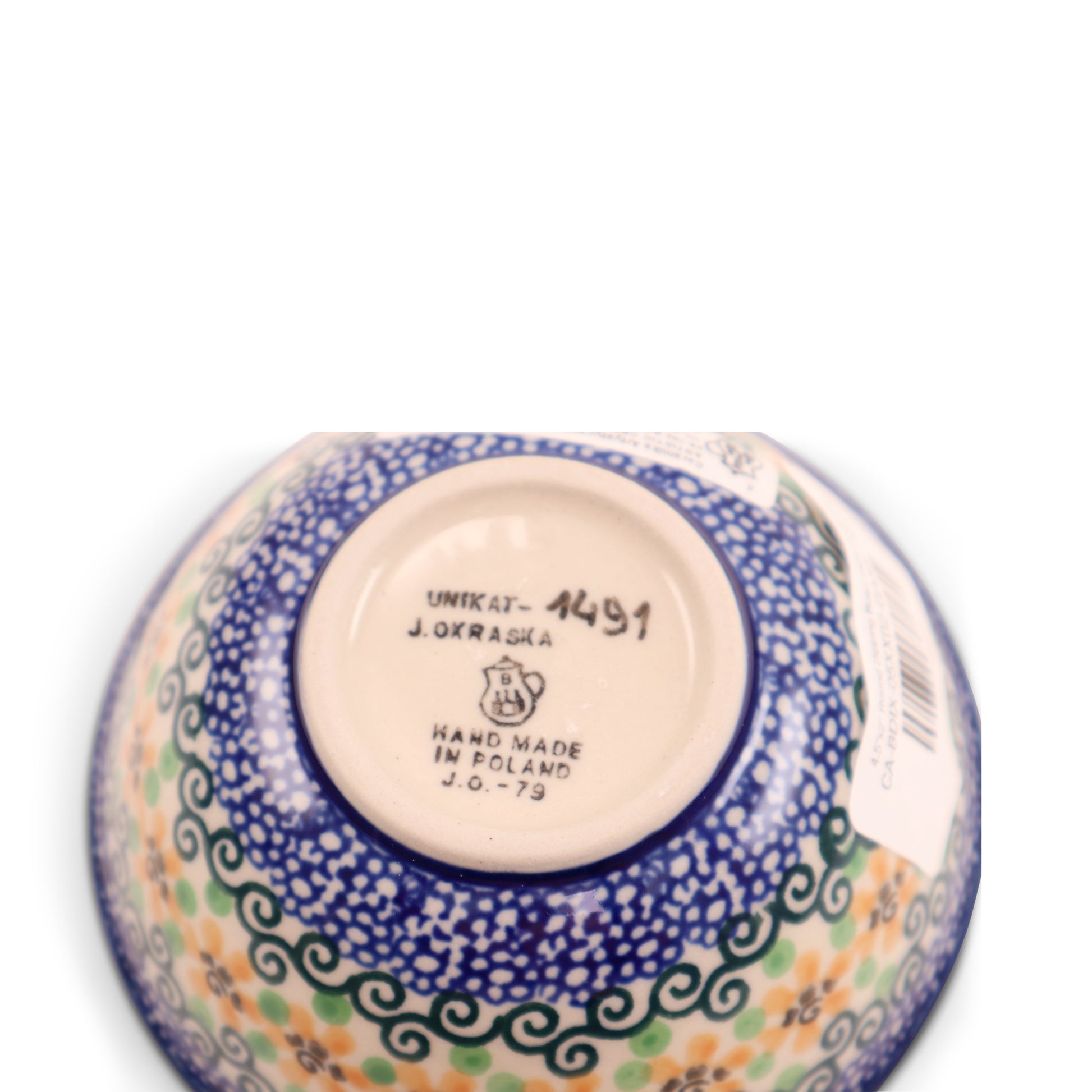 4.5"x2" Round Dipping Bowl .Pattern: Garden Symphony