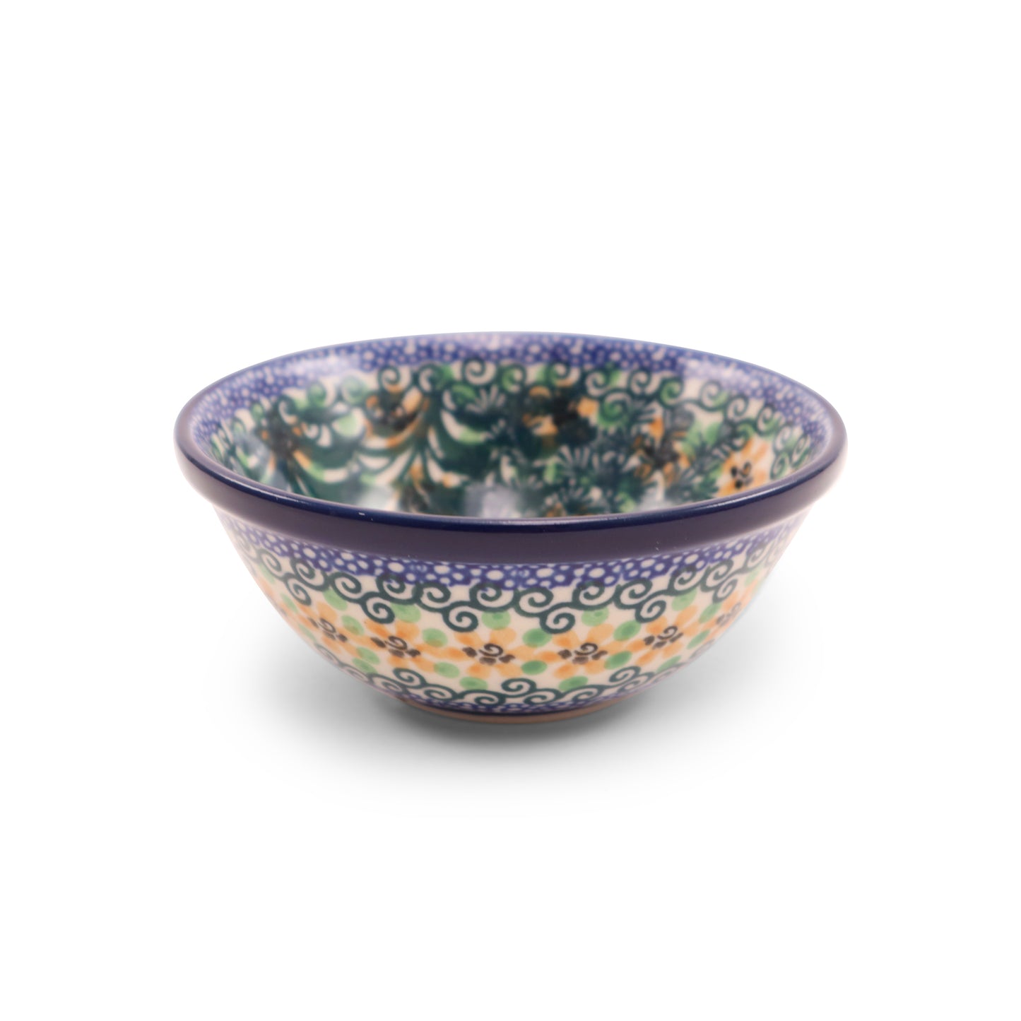 4.5"x2" Round Dipping Bowl .Pattern: Garden Symphony