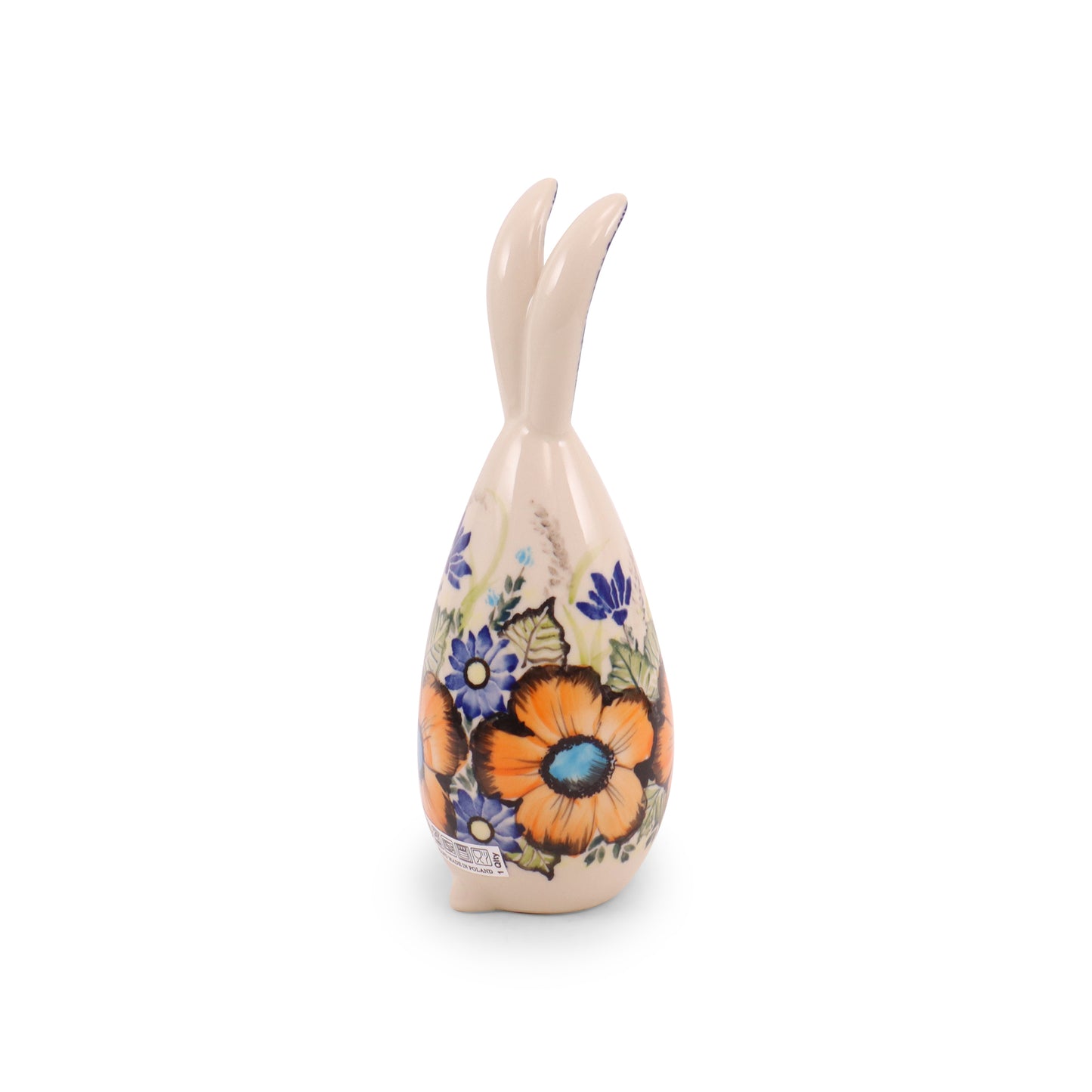 9" Bunny Figurine. Pattern: White Spring
