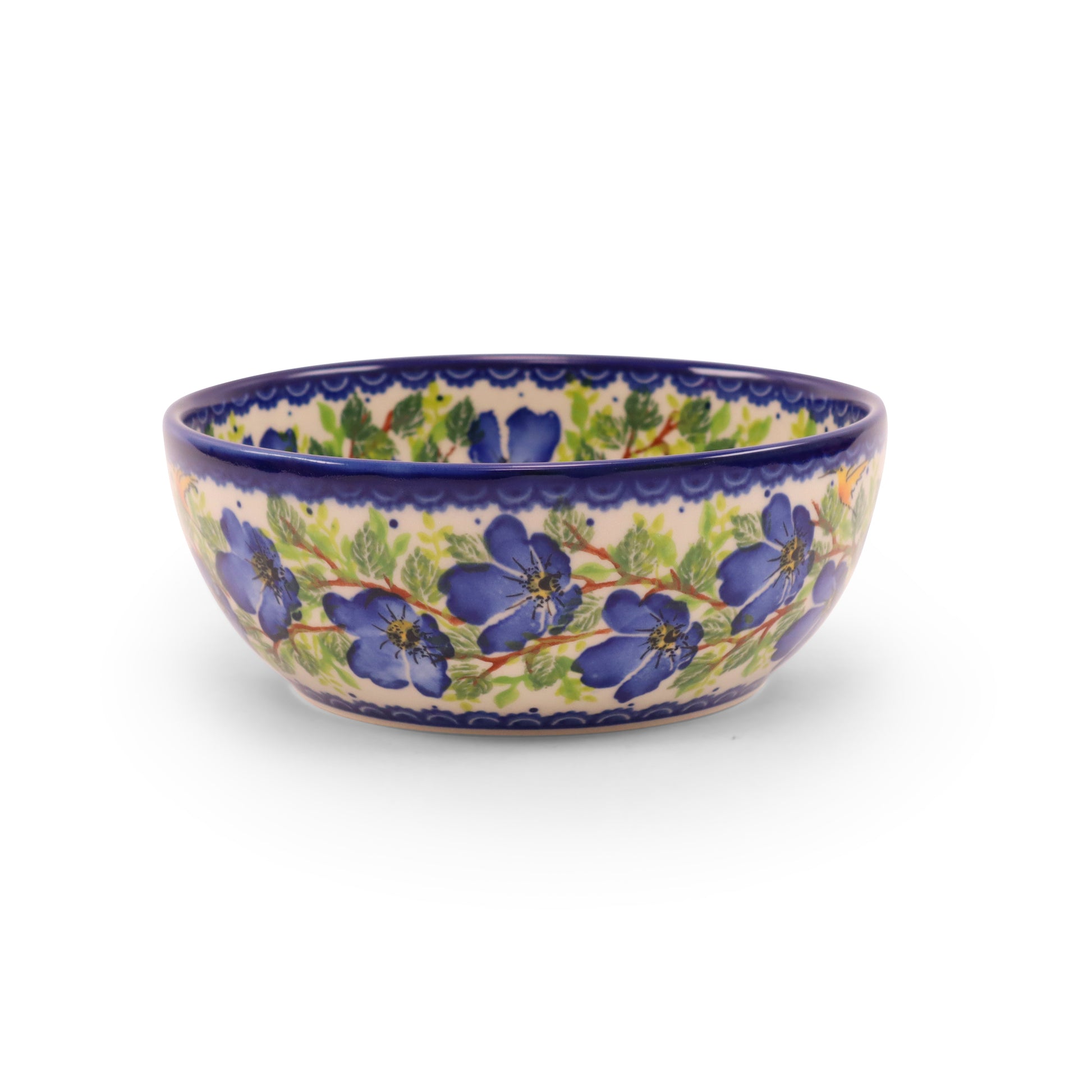 7" Bowl. Pattern: Sapphire Blossom