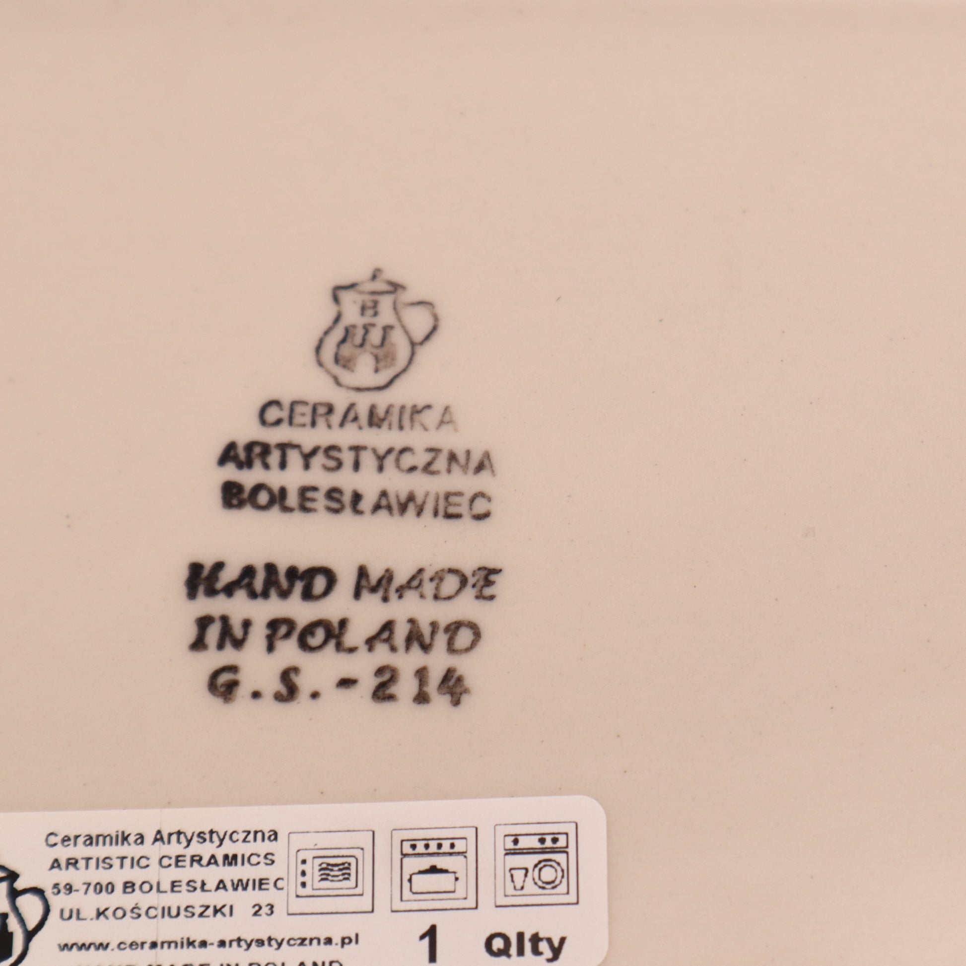 10"x7"x2.5" Baker .Pattern: Bluebells