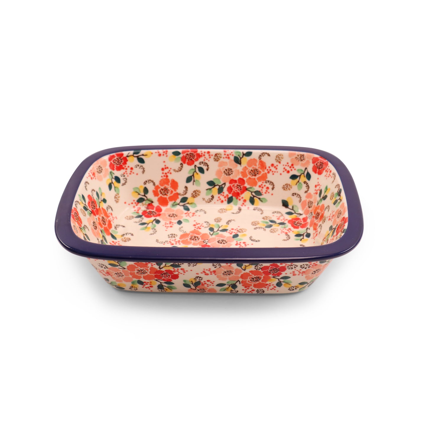 10"x7"x2.5" Baker .Pattern: Flower Shoppe