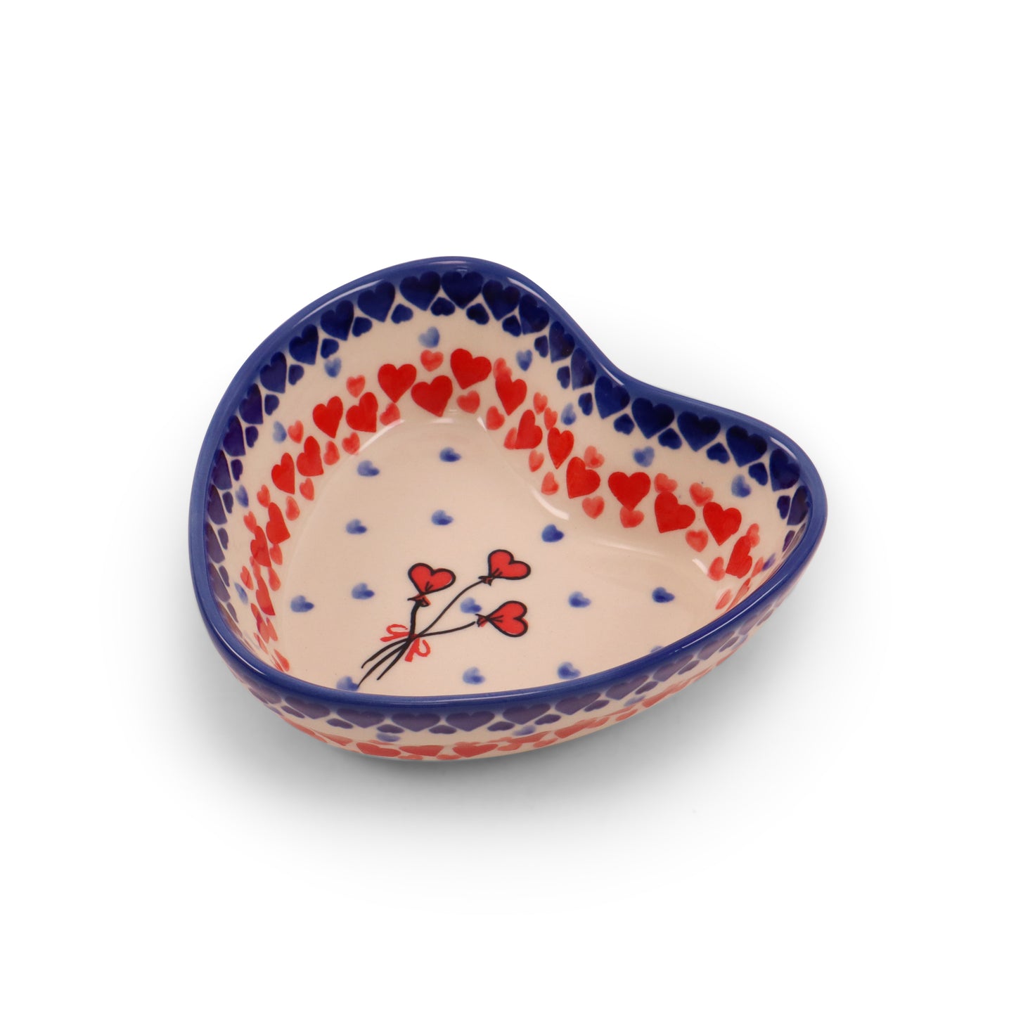 5.5"x6" Heart Bowl. Pattern: My Valentine