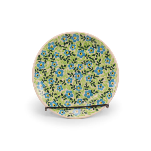 7.5" Dessert Plate. Pattern: Green Monster