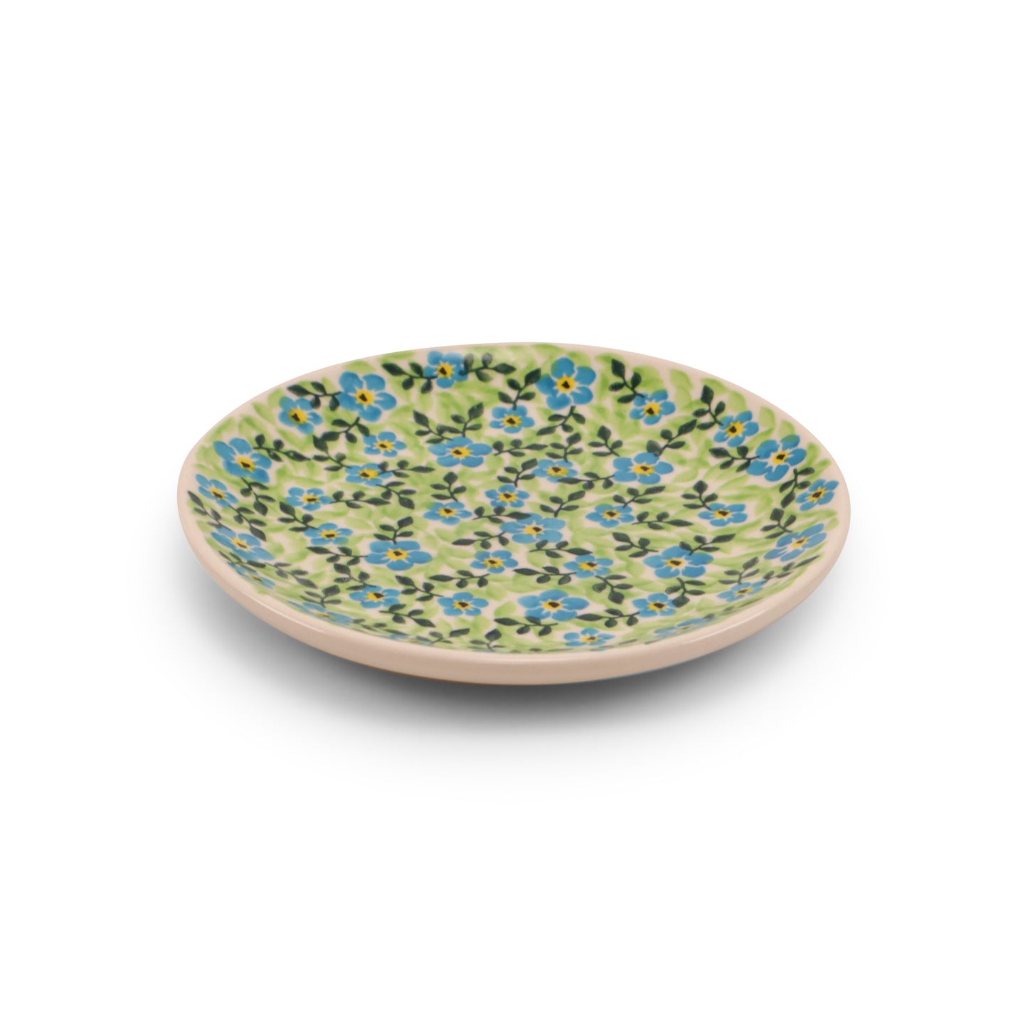 7.5" Dessert Plate. Pattern: Green Monster