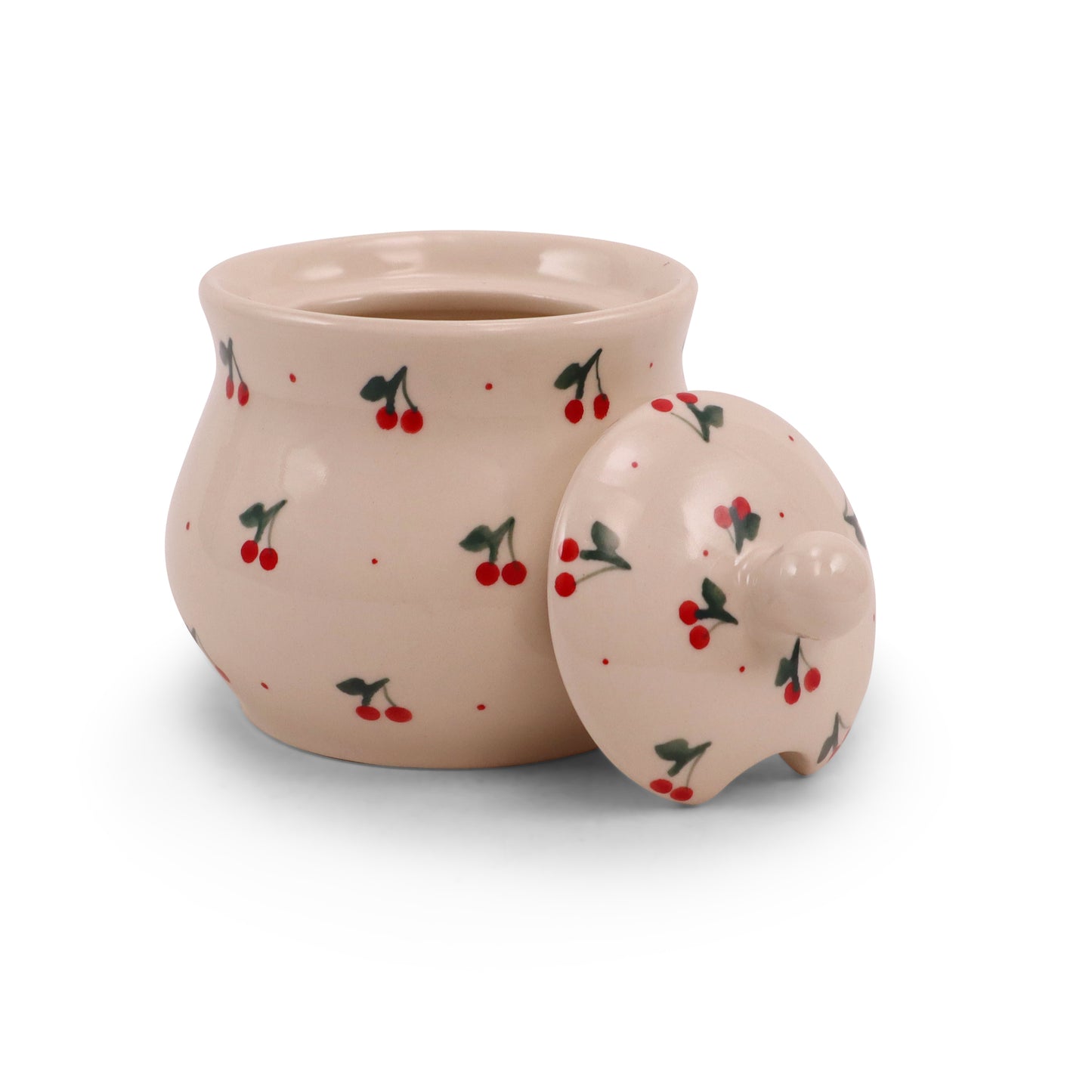 4"x4" Rounded Sugar Bowl. Pattern: 0205