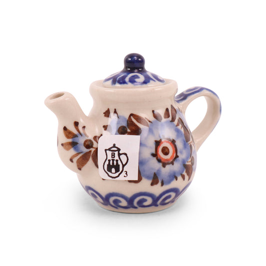 Mini Decorative Teapot. Pattern: Coco