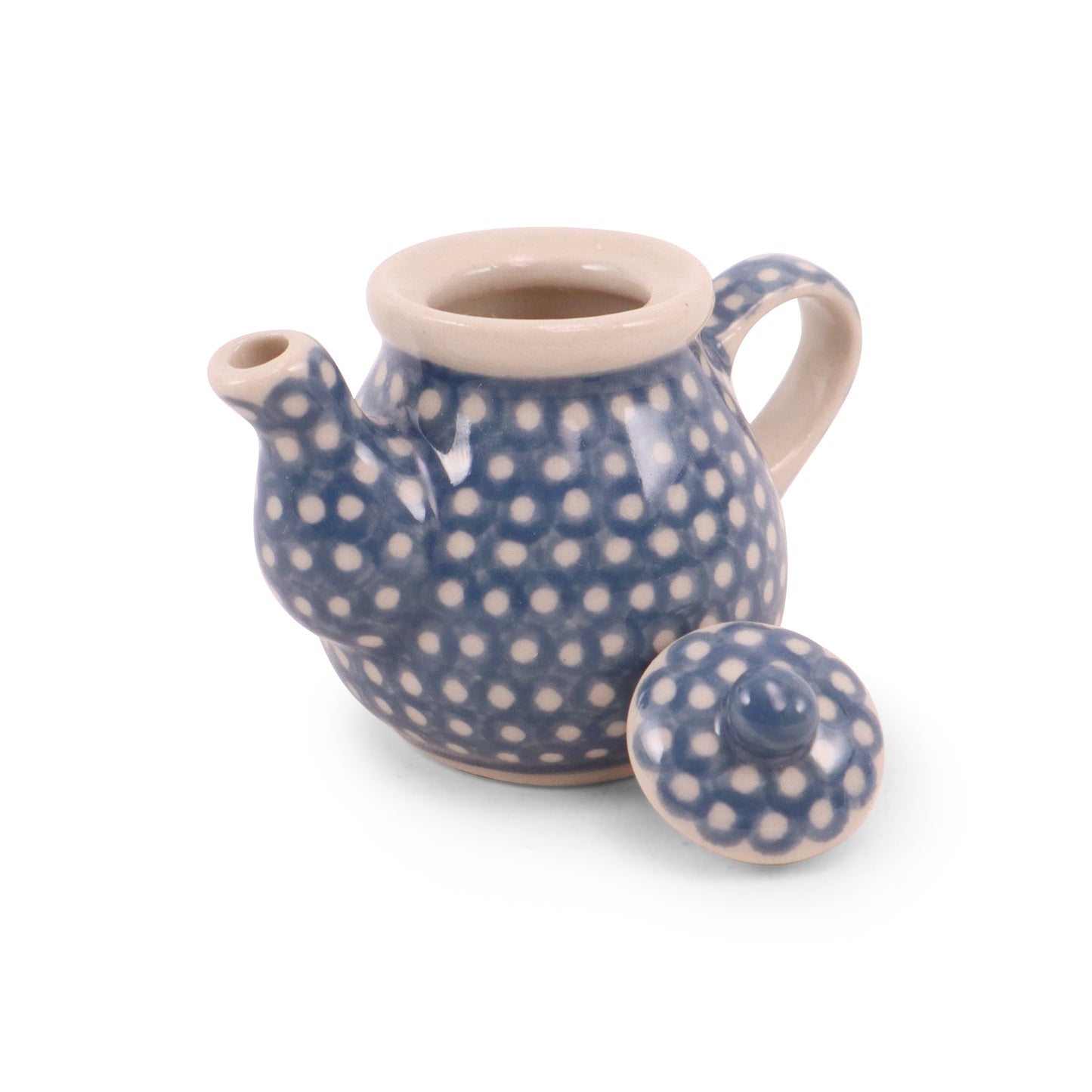 Mini Decorative Teapot. Pattern: Glacier