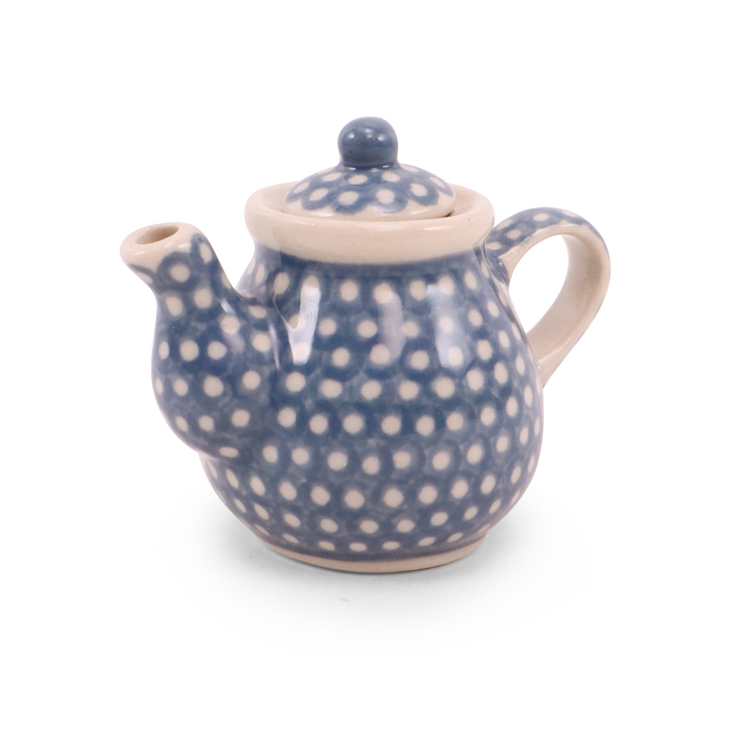 Mini Decorative Teapot. Pattern: Glacier