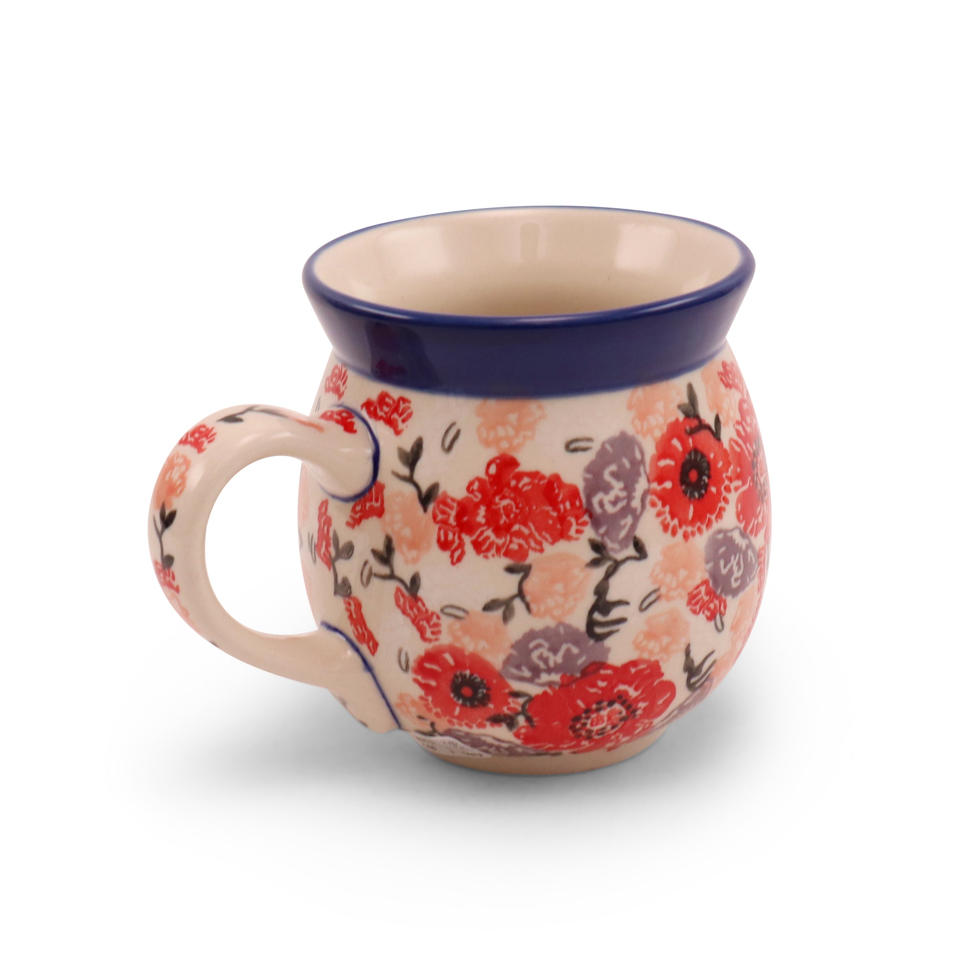 16oz Belly Mug Pattern: Cherry Delight