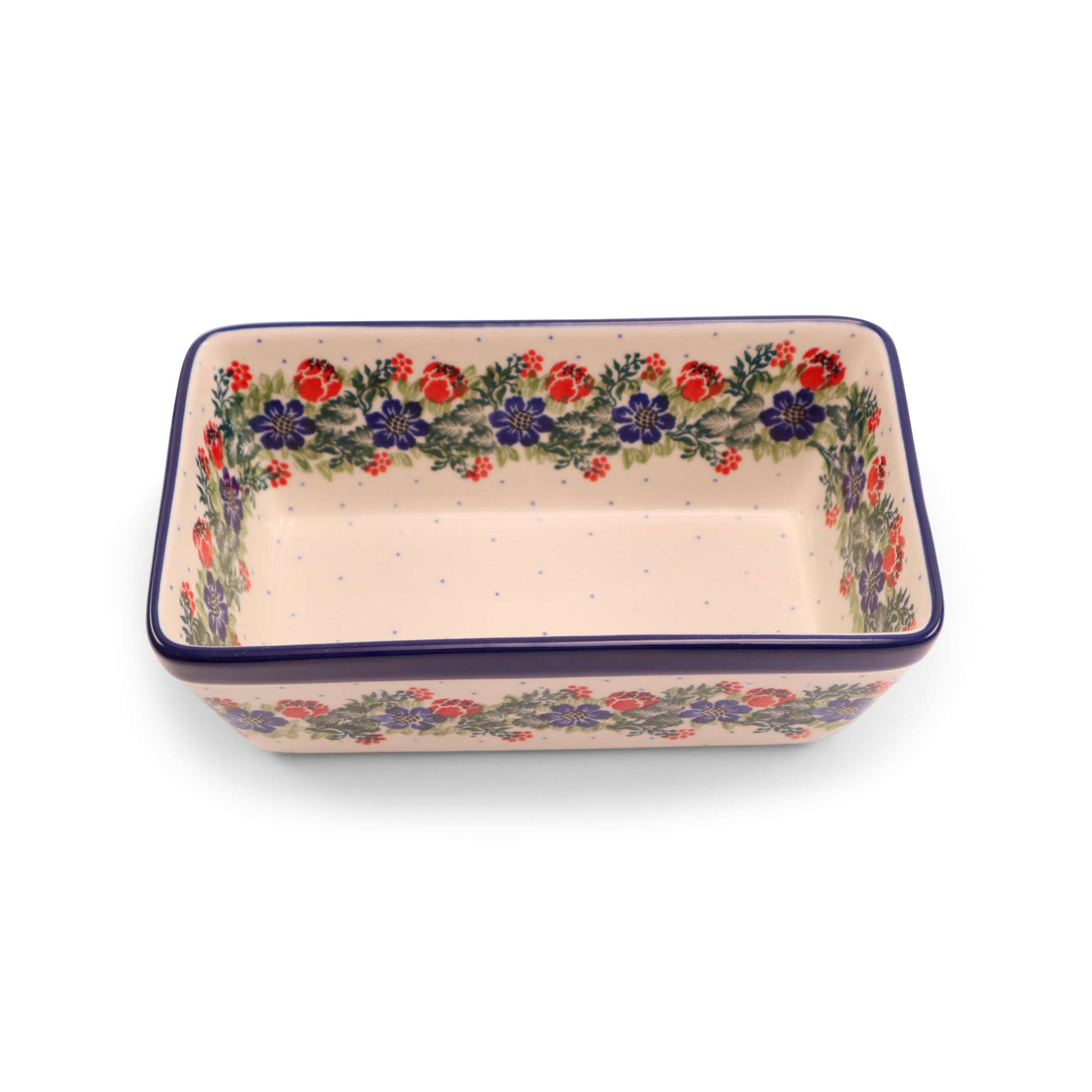 8"x5" Loaf Pan .Pattern: Around the Clock