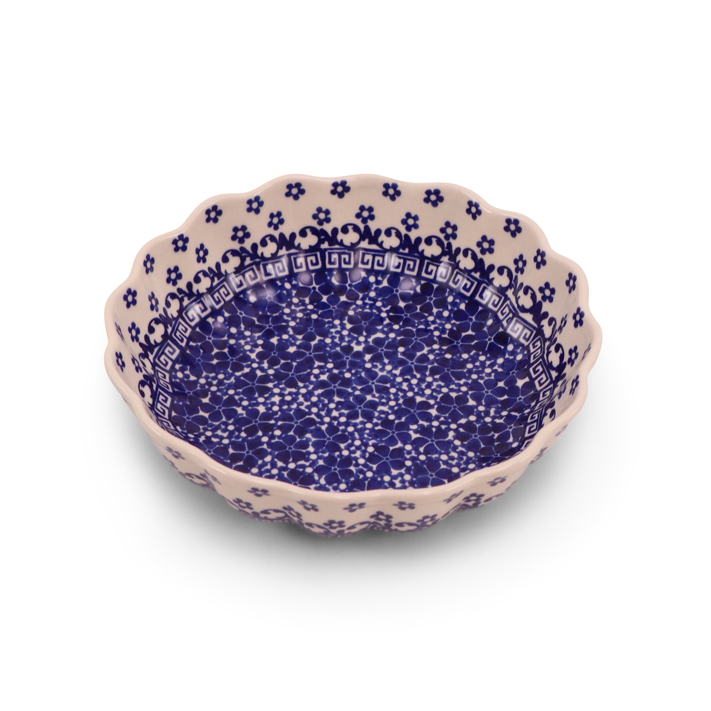 8" Waved Bowl. Pattern: 0208