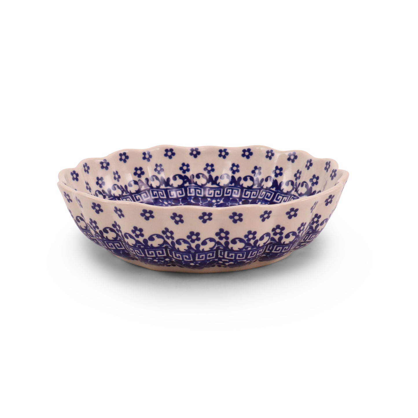 8" Waved Bowl. Pattern: 0208