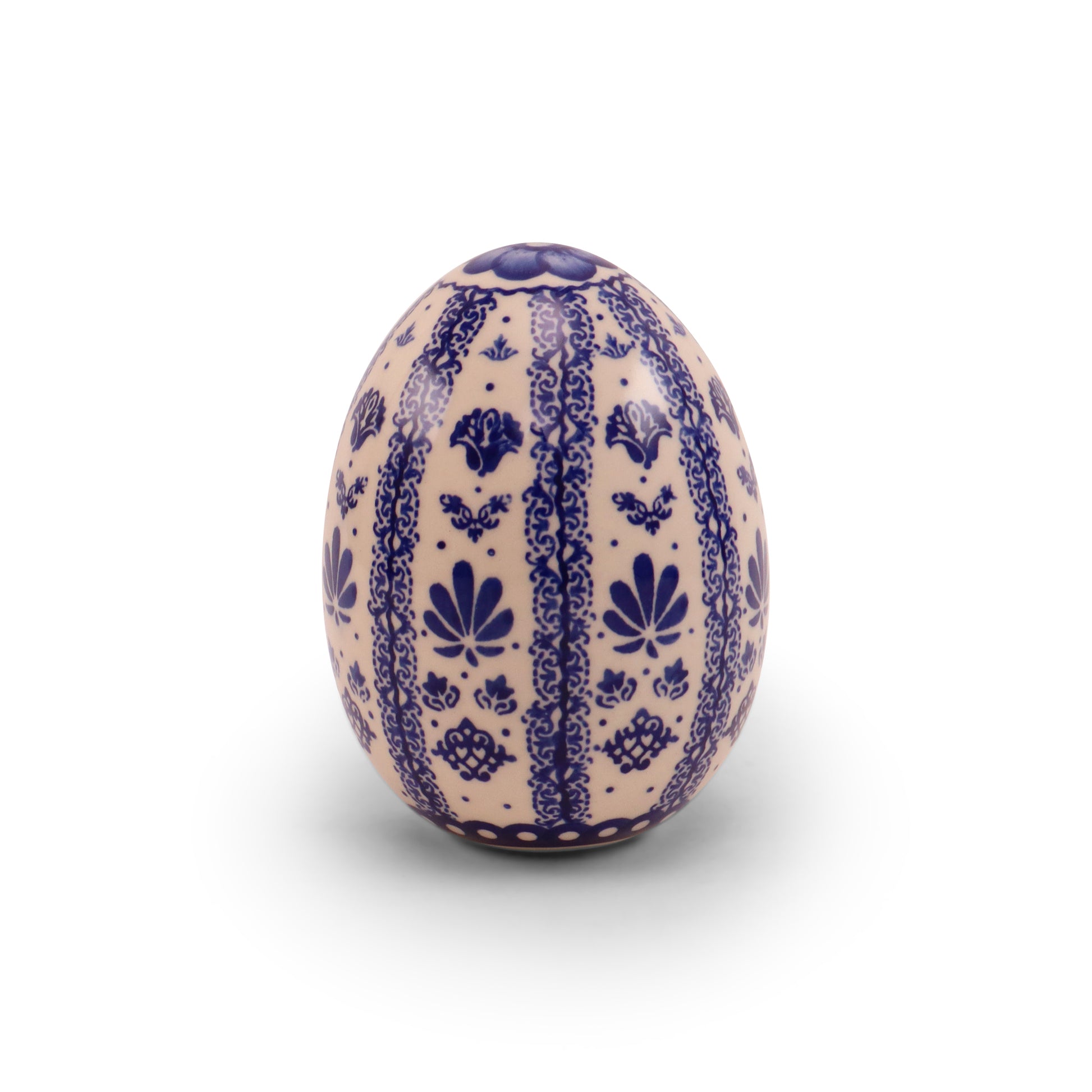 5" Large Ceramic Egg. Pattern: LE C