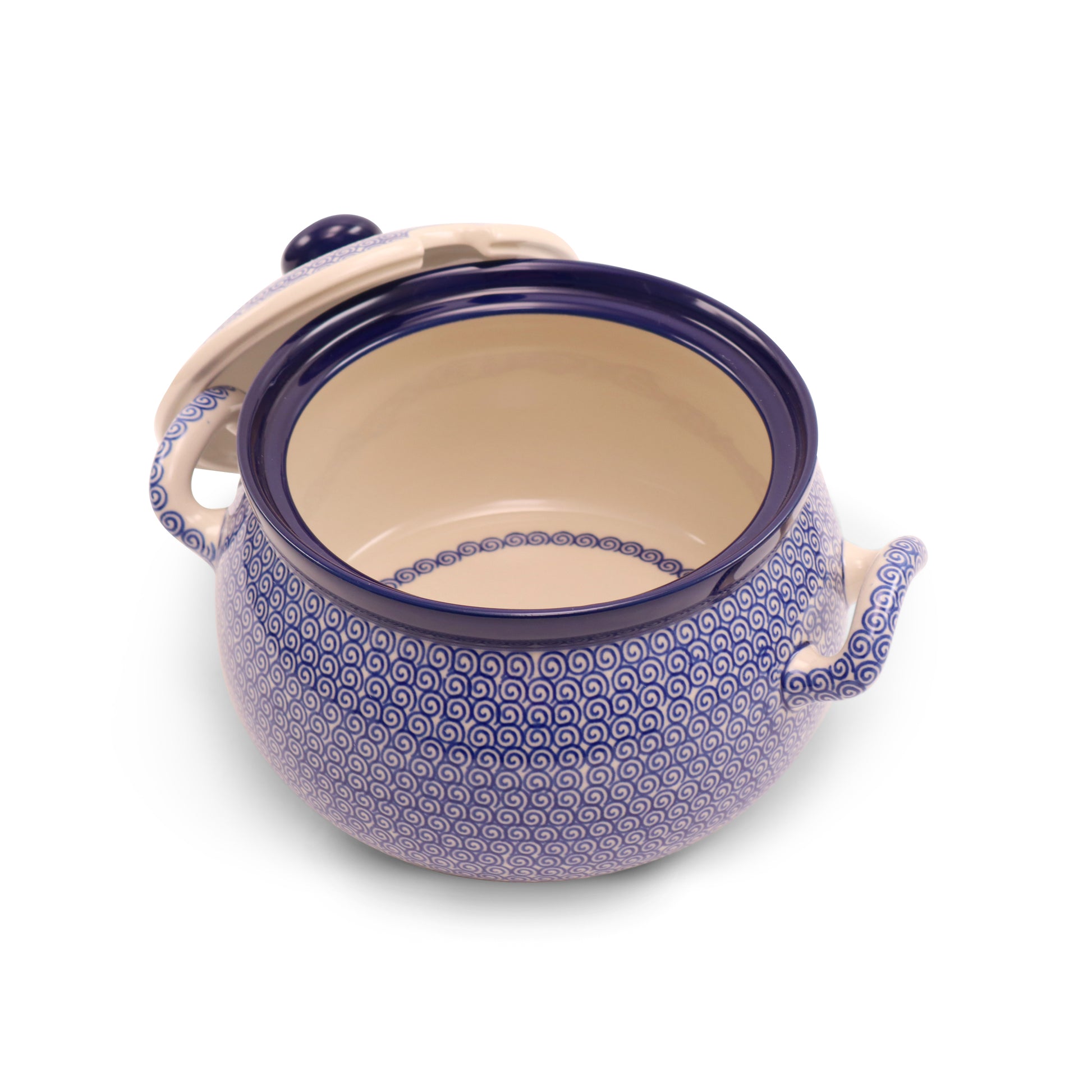 10"x6" Tureen .Pattern: Swirls