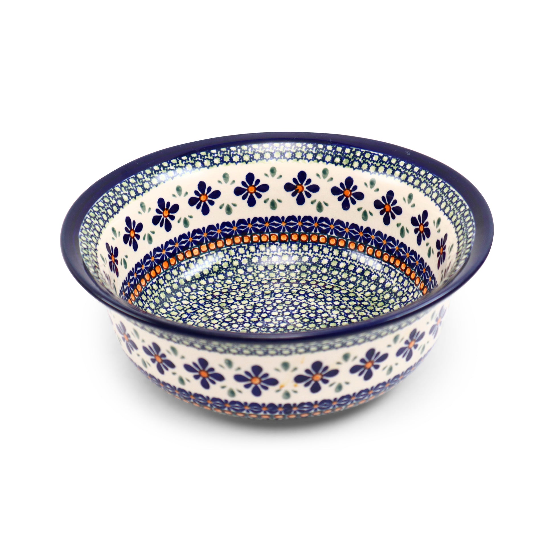 9.5"x4" Round Bowl.Pattern: Andover