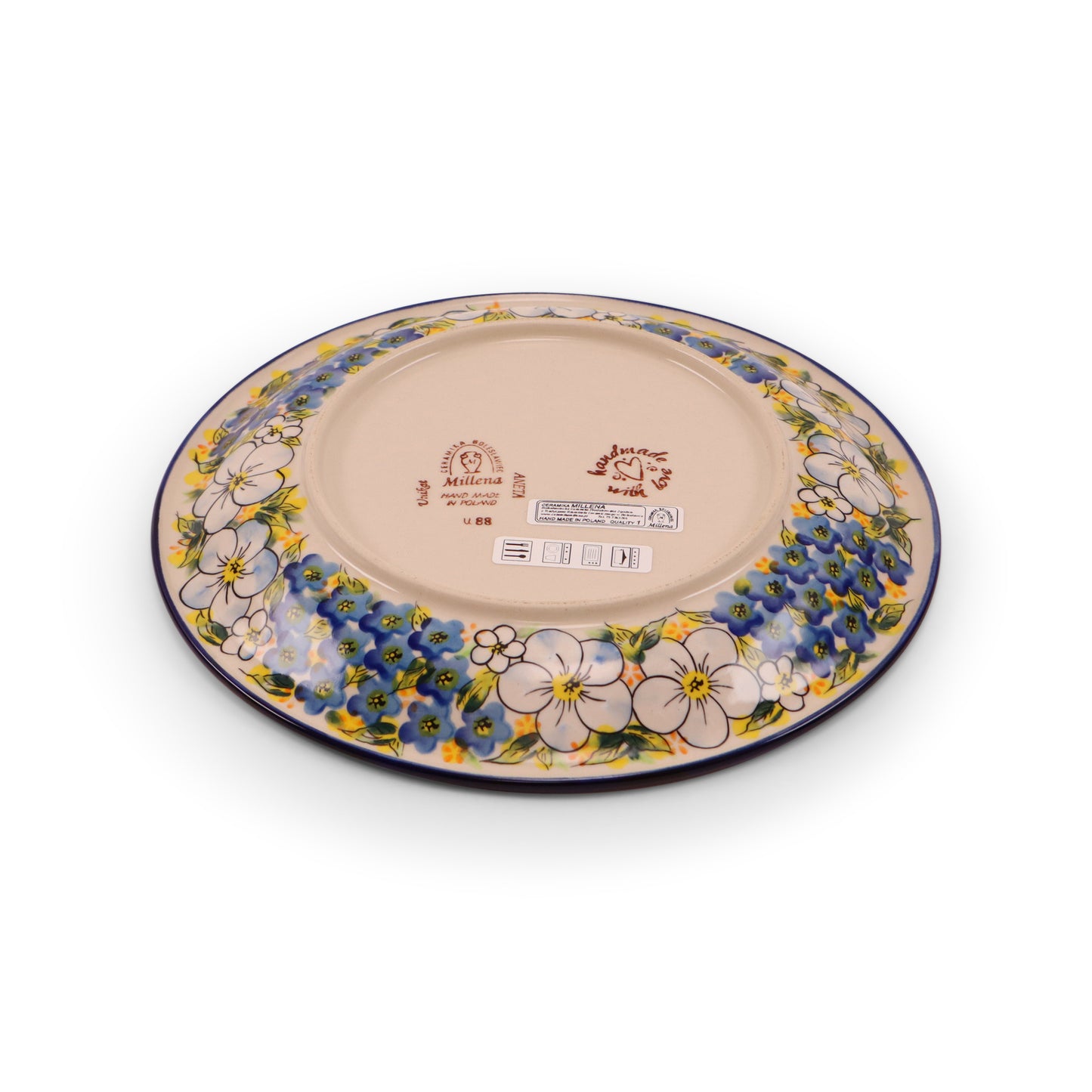 10.5" Dinner Plate 2Q. Pattern: U88