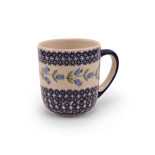 18oz Mug. Pattern: Periwinkle