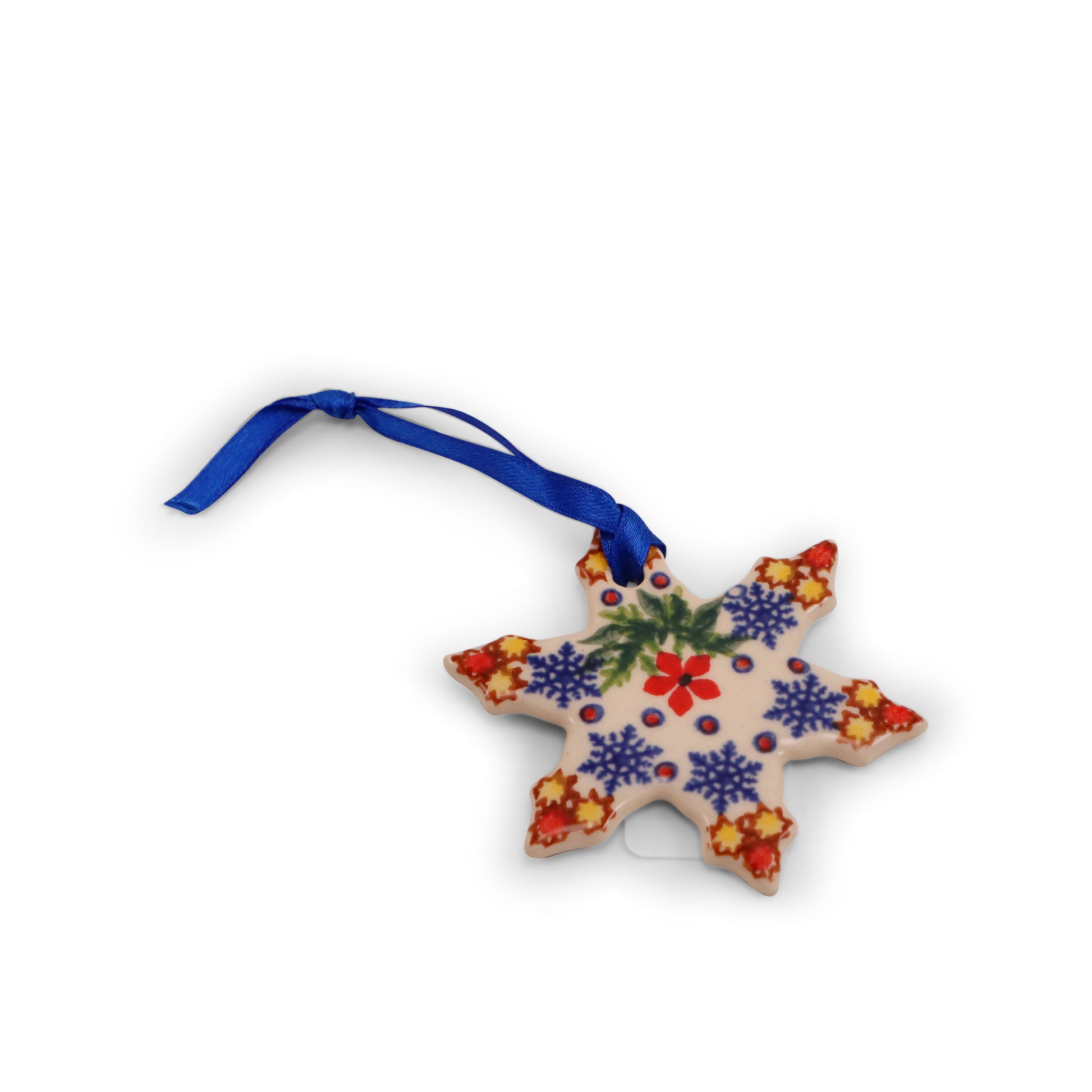 3"x3" Snowflake Ornament .Pattern: Snowflake