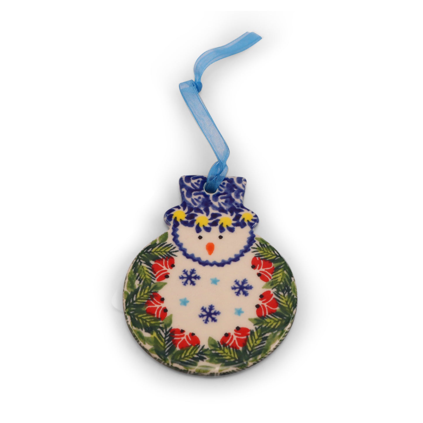 4"x2.5" Snowman Ornament .Pattern: Bells