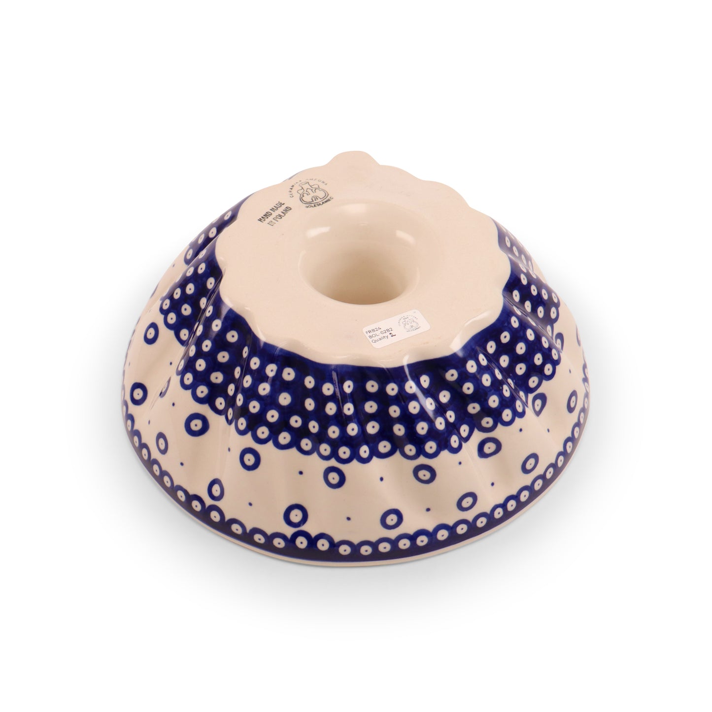 9.5"x4" Bundt Pan 2Q. Pattern: Owl Eye