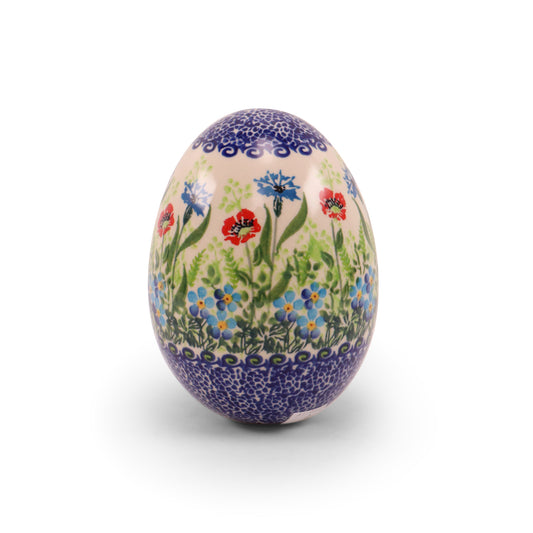 3.5"x6.5" Egg Figurine. Pattern: AB