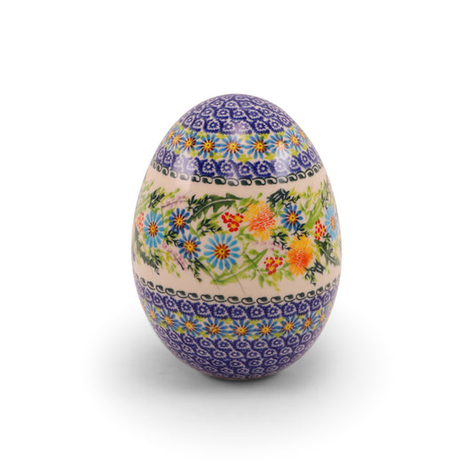 3.5"x6.5" Egg Figurine. Pattern: DE