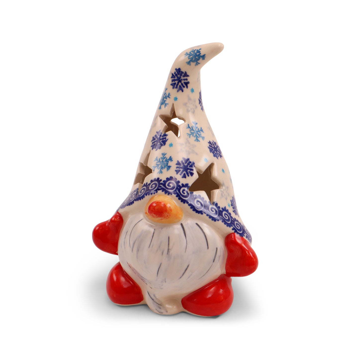 6"x4" Luminary Gnome .Pattern: Flakes