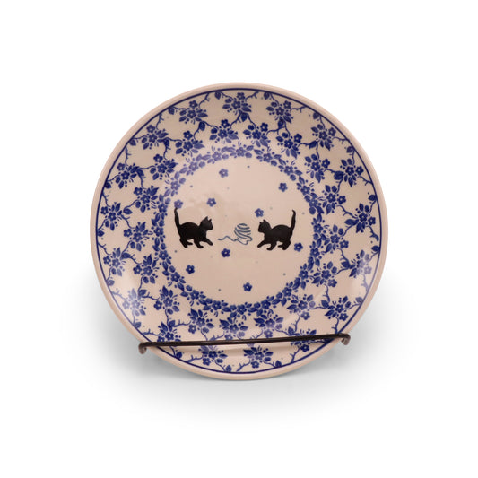 8" Dessert Plate Pattern: Play With Kitty