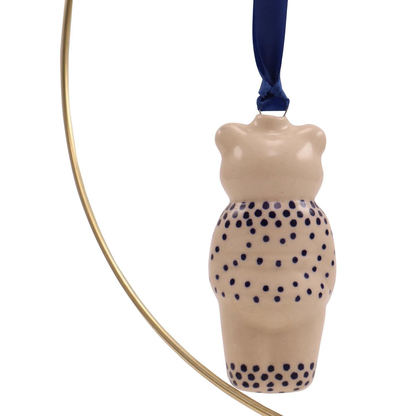 3"x2" Bear Ornament .Pattern: B