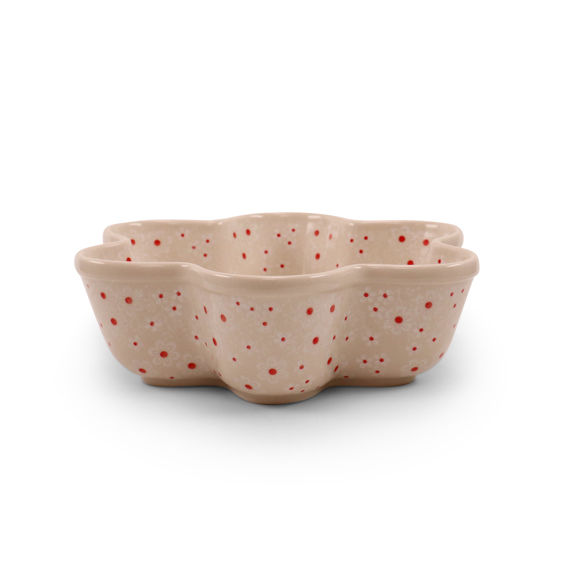 9.5" Flower Bowl. Pattern: Sugar and Spice