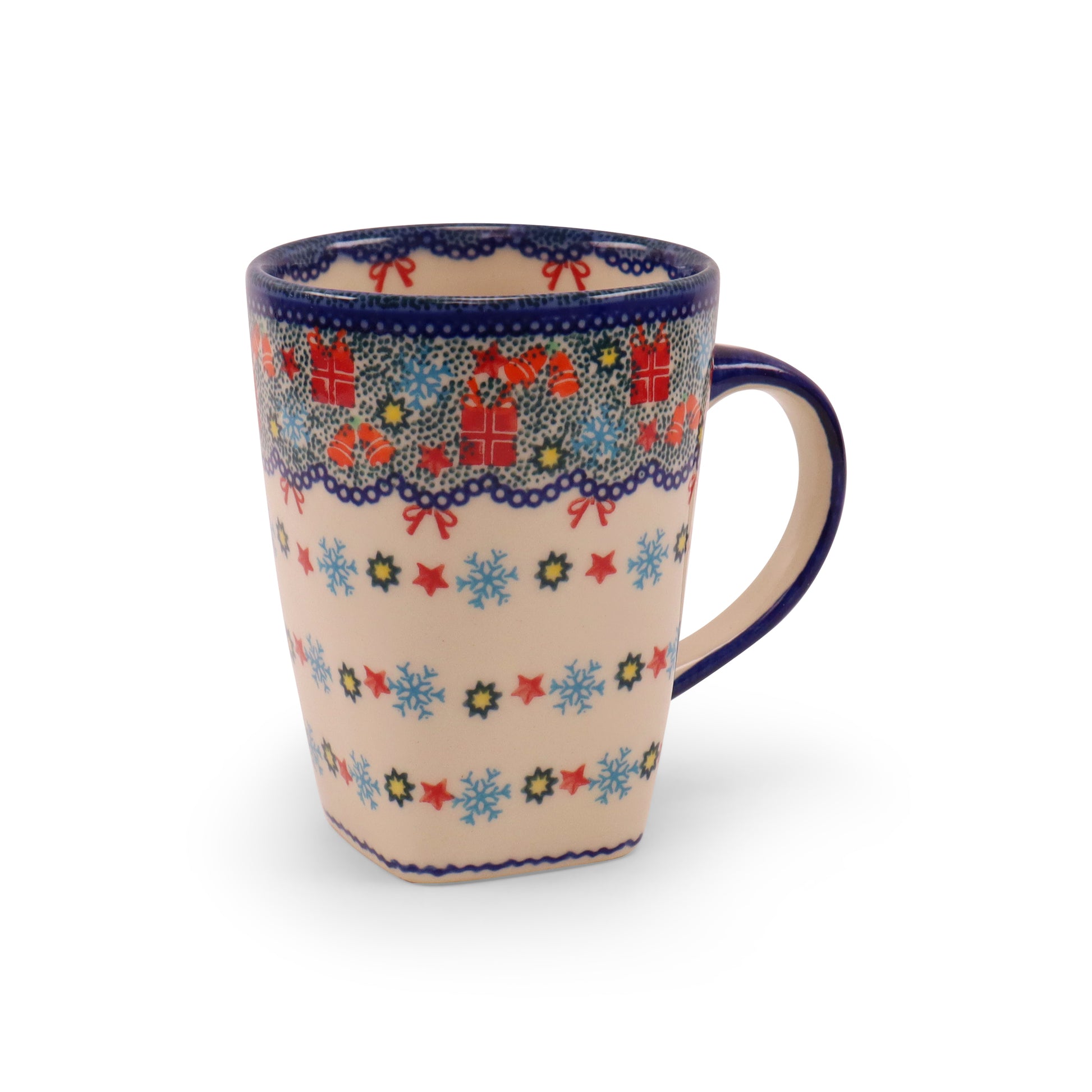 16" Large Mug. Pattern: Gifts