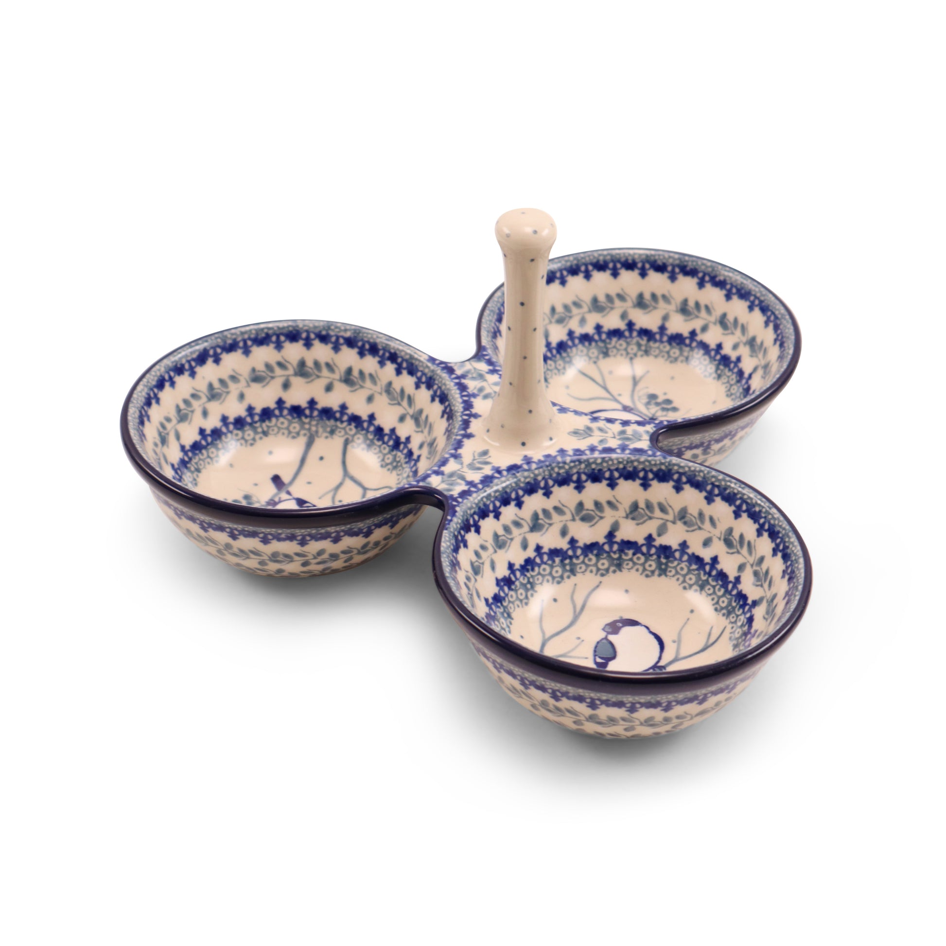 10"x5" Triple Dip Round Bowl. Pattern: Chilled Couple