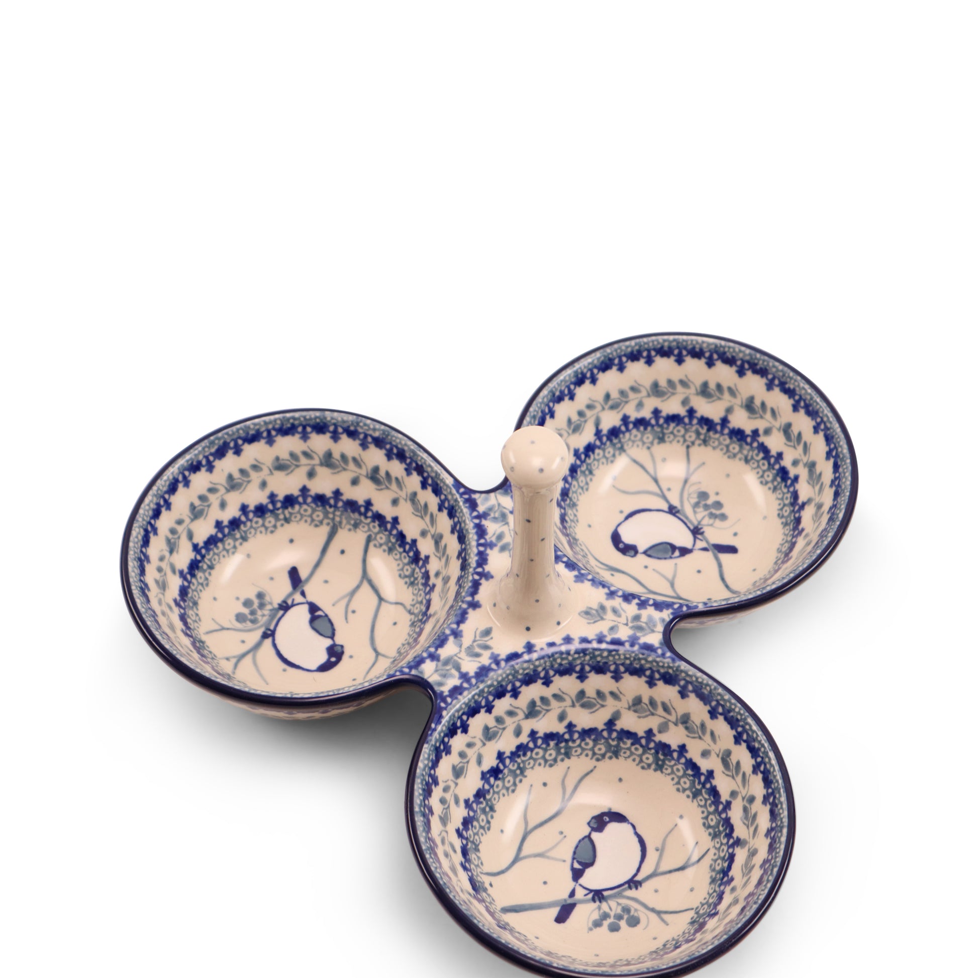 10"x5" Triple Dip Round Bowl. Pattern: Chilled Couple