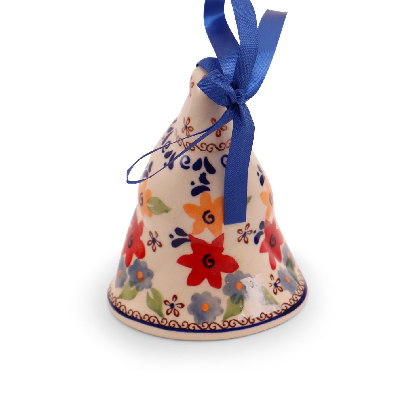 5"x3" Santa Bell .Pattern: HoHoHo