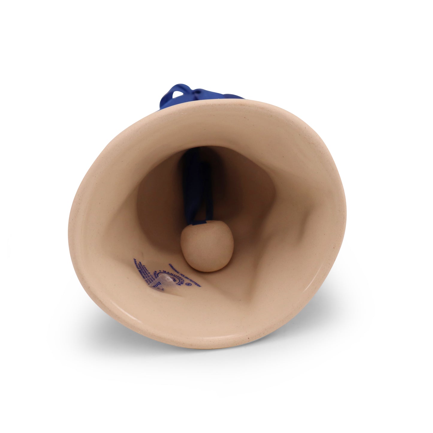 5"x3" Santa Bell .Pattern: HoHoHo