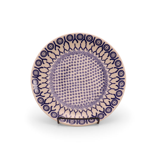 8.5" Salad plate. Pattern: Dot Matrix