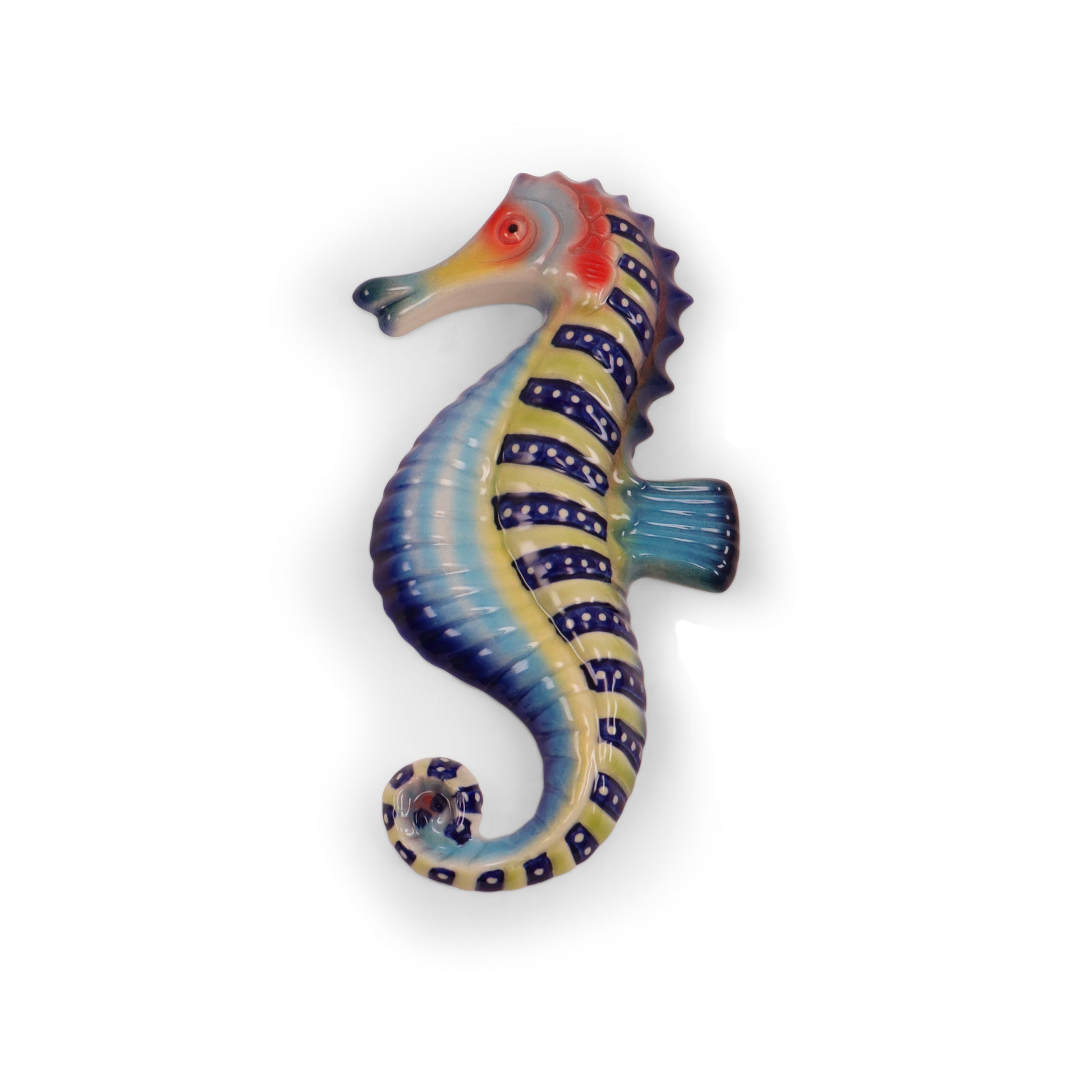 9"x5" Seahorse Wallhanger. Pattern: Under the Sea