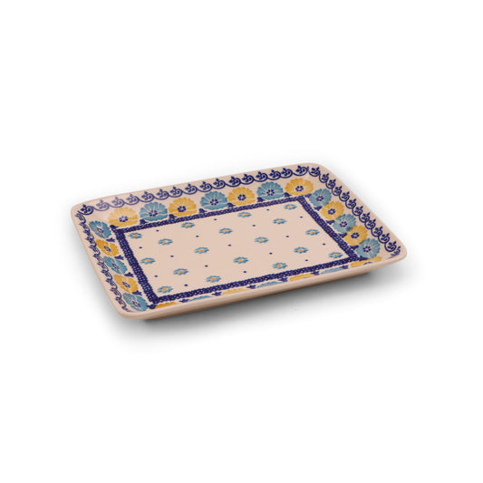 7"x9.5" Rectangular Tray Pattern: Cupcake Time