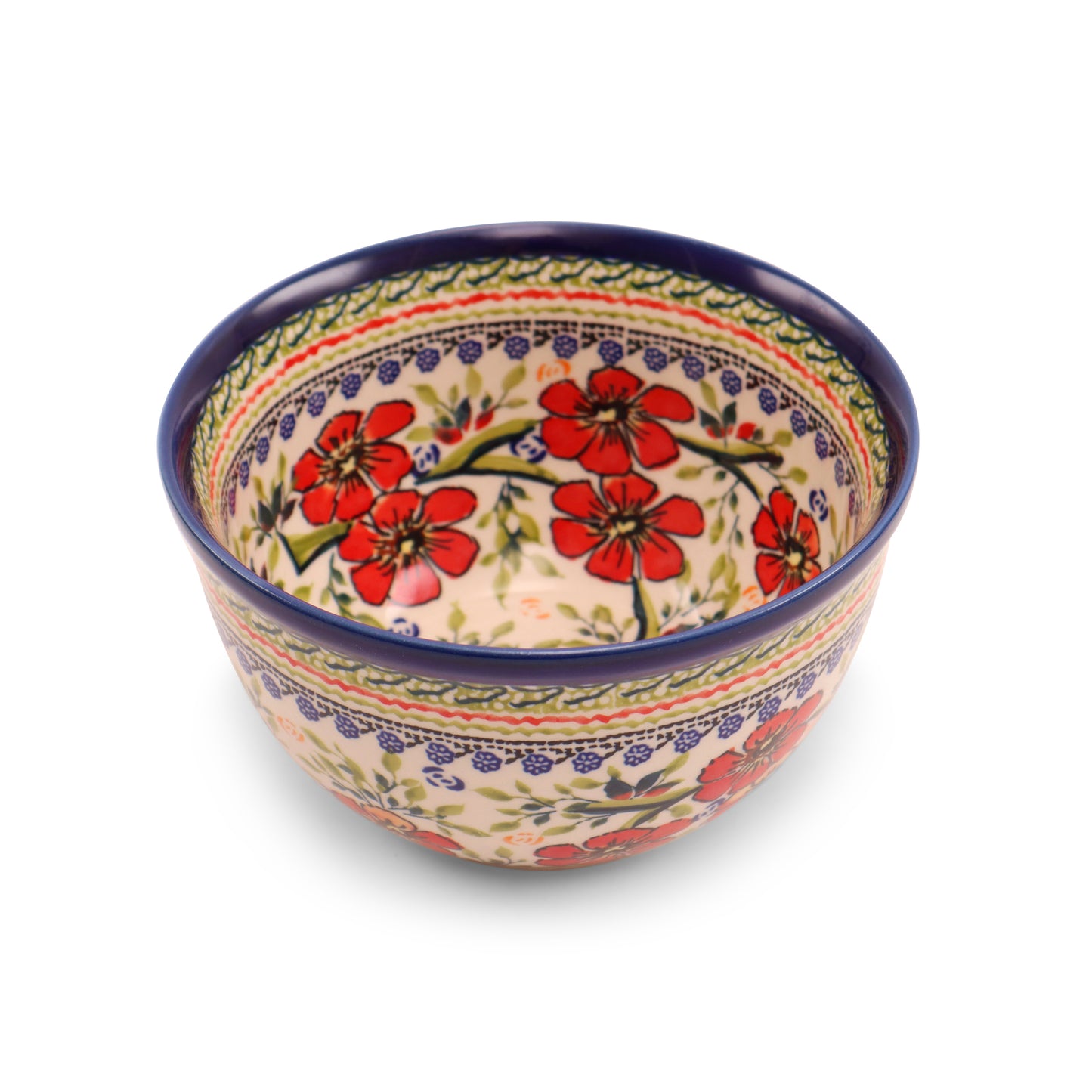 6.5"x4" Round Mixing Bowl .Pattern: Christmas Day