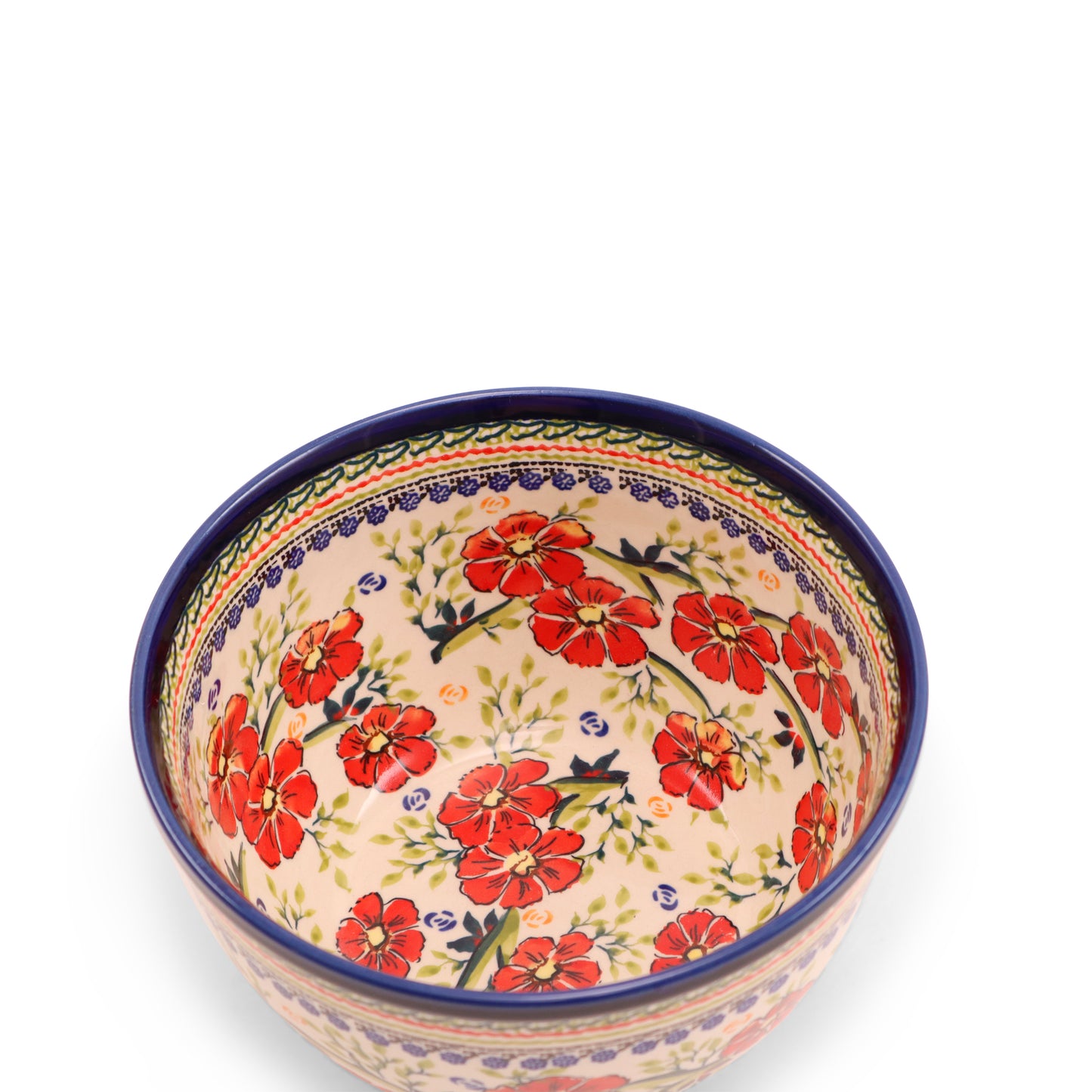 8"x4.5" Round Mixing Bowl .Pattern: Christmas Day