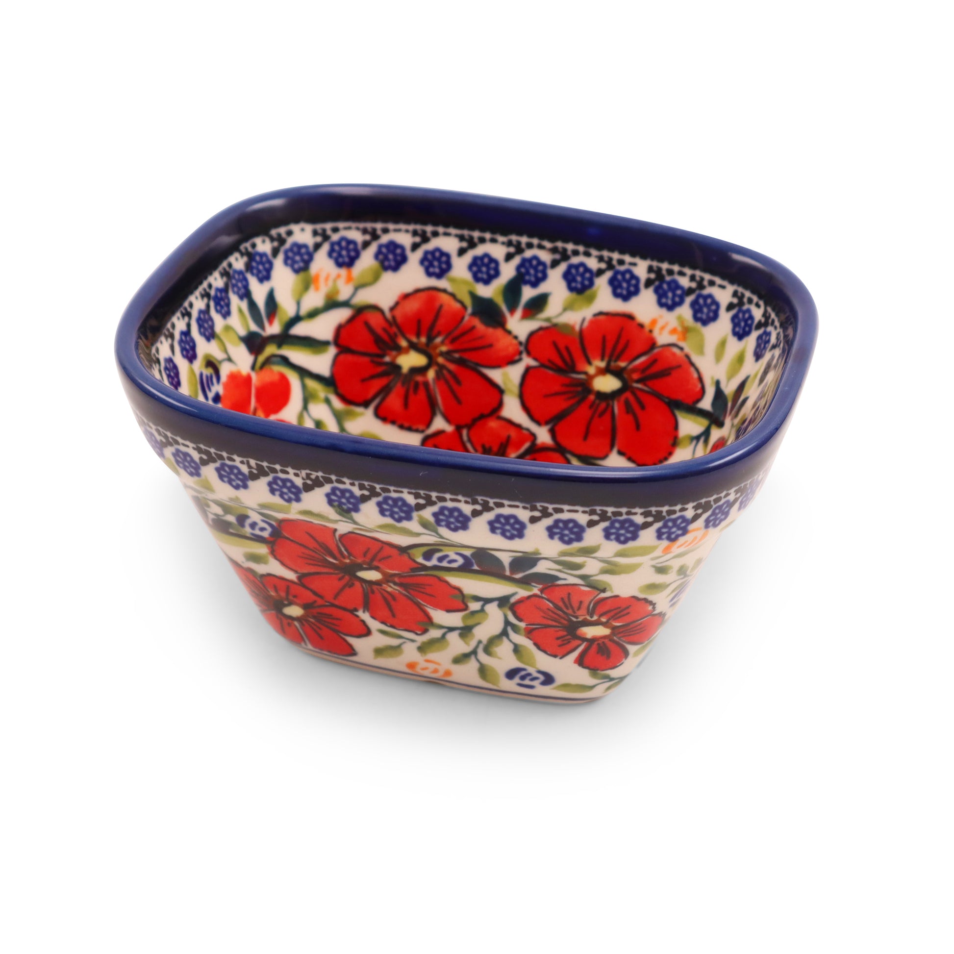 5"x4"x3" Rectangular Dish .Pattern: Christmas Day