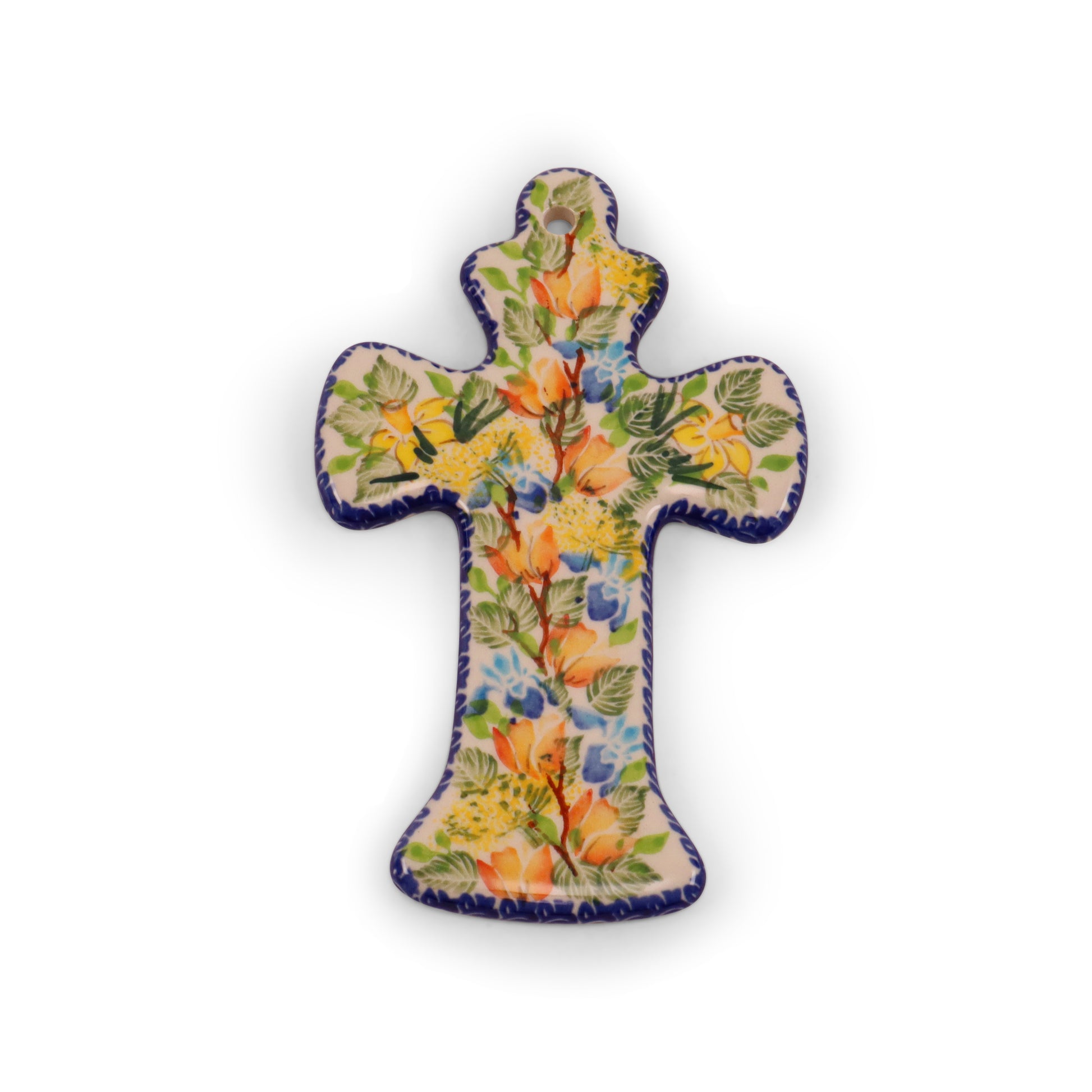 7.5"x4" Cross. Pattern: Spring Wright