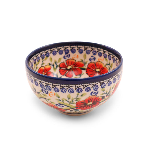 4.5"x2.5" Round Bowl .Pattern: Christmas Day