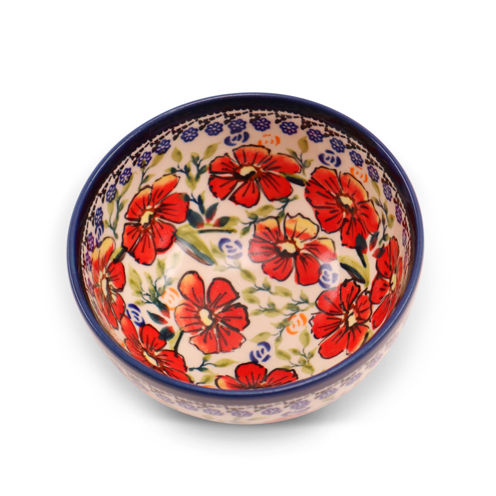 4.5"x2.5" Round Bowl .Pattern: Christmas Day