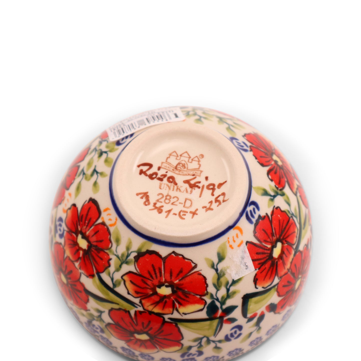 4.5"x2.5" Round Bowl .Pattern: Christmas Day