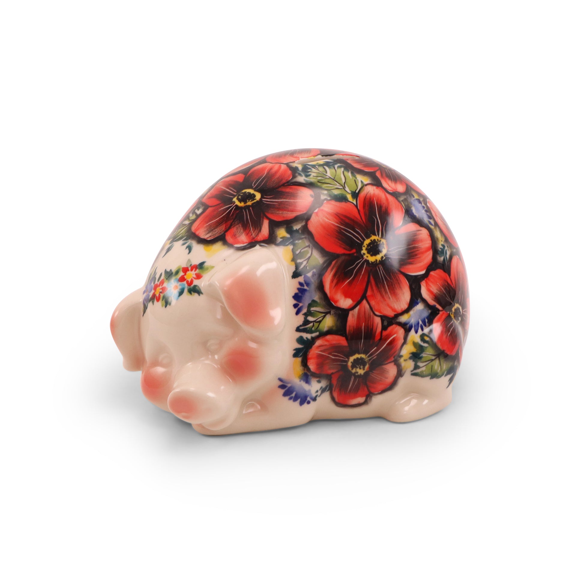 7"x5" Piggy Bank. Pattern: Rynek Passion