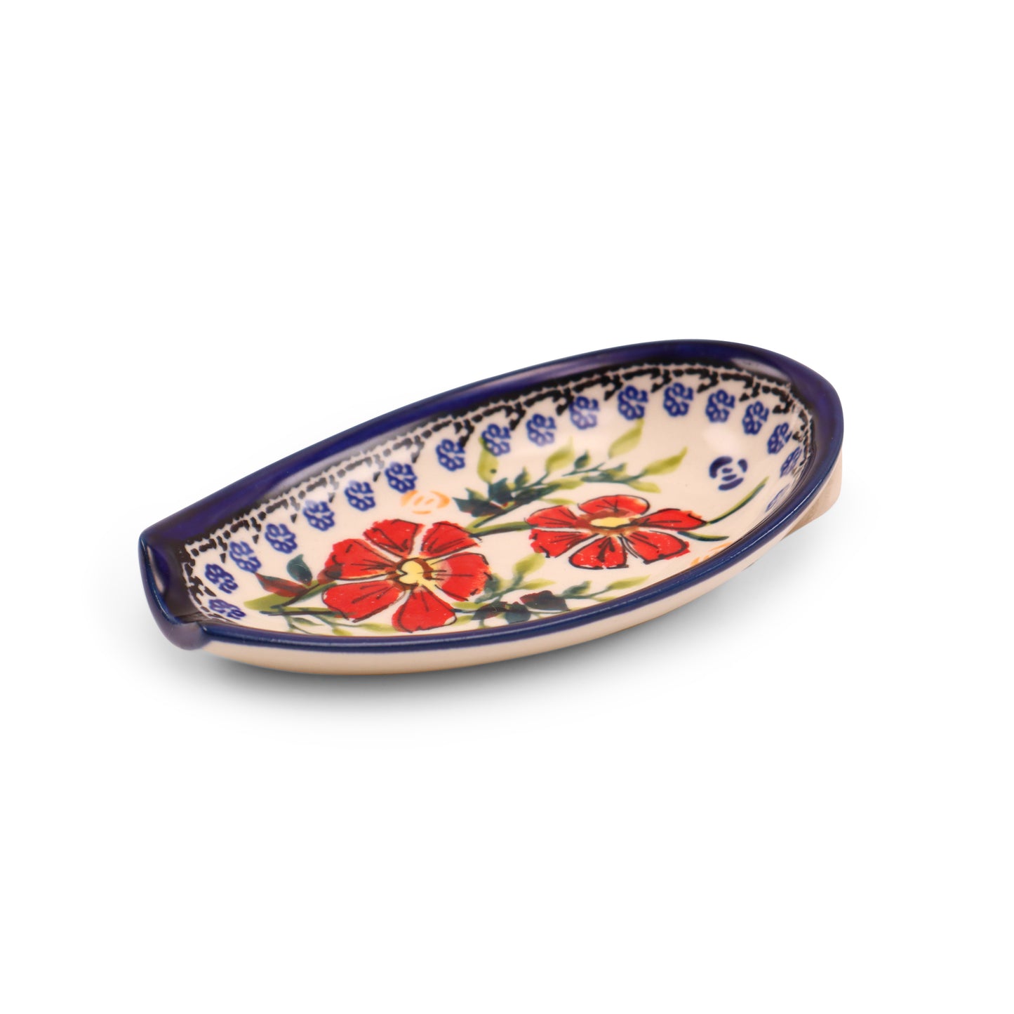 5" Spoon Rest .Pattern: Christmas Day