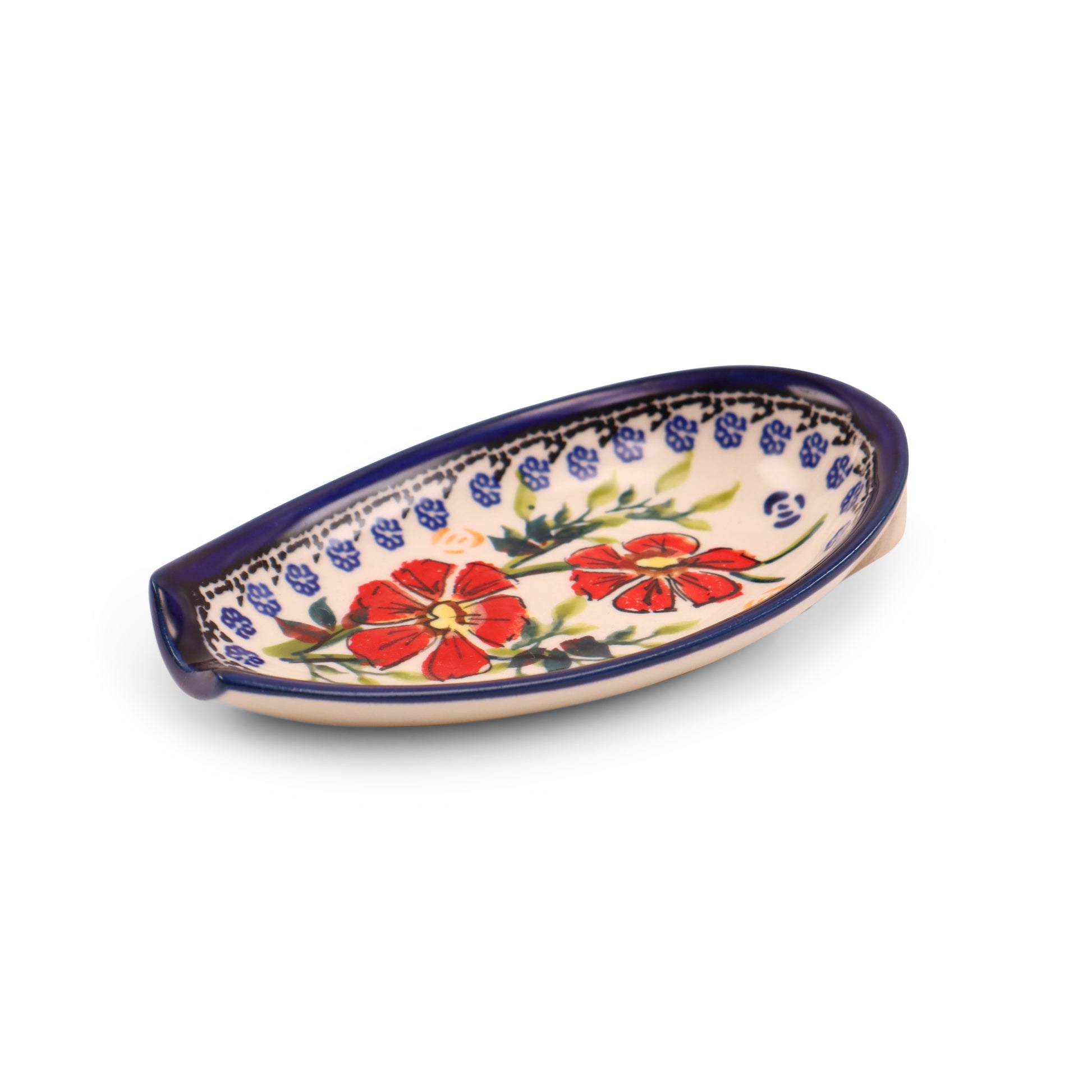 5" Spoon Rest .Pattern: Christmas Day